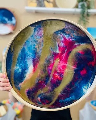 Learn to make a resin tea tray