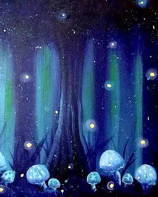 Learn to paint Enchanted Forest