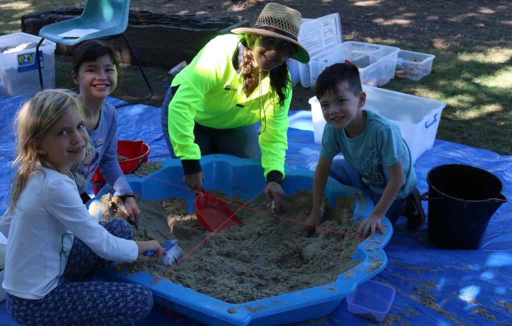 Hands-on fun for junior archaeologists